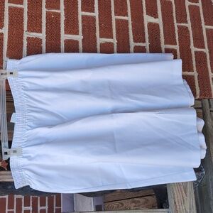 Napa Valley Vintage Faux Skort Shorts Pleated 22W White Women's